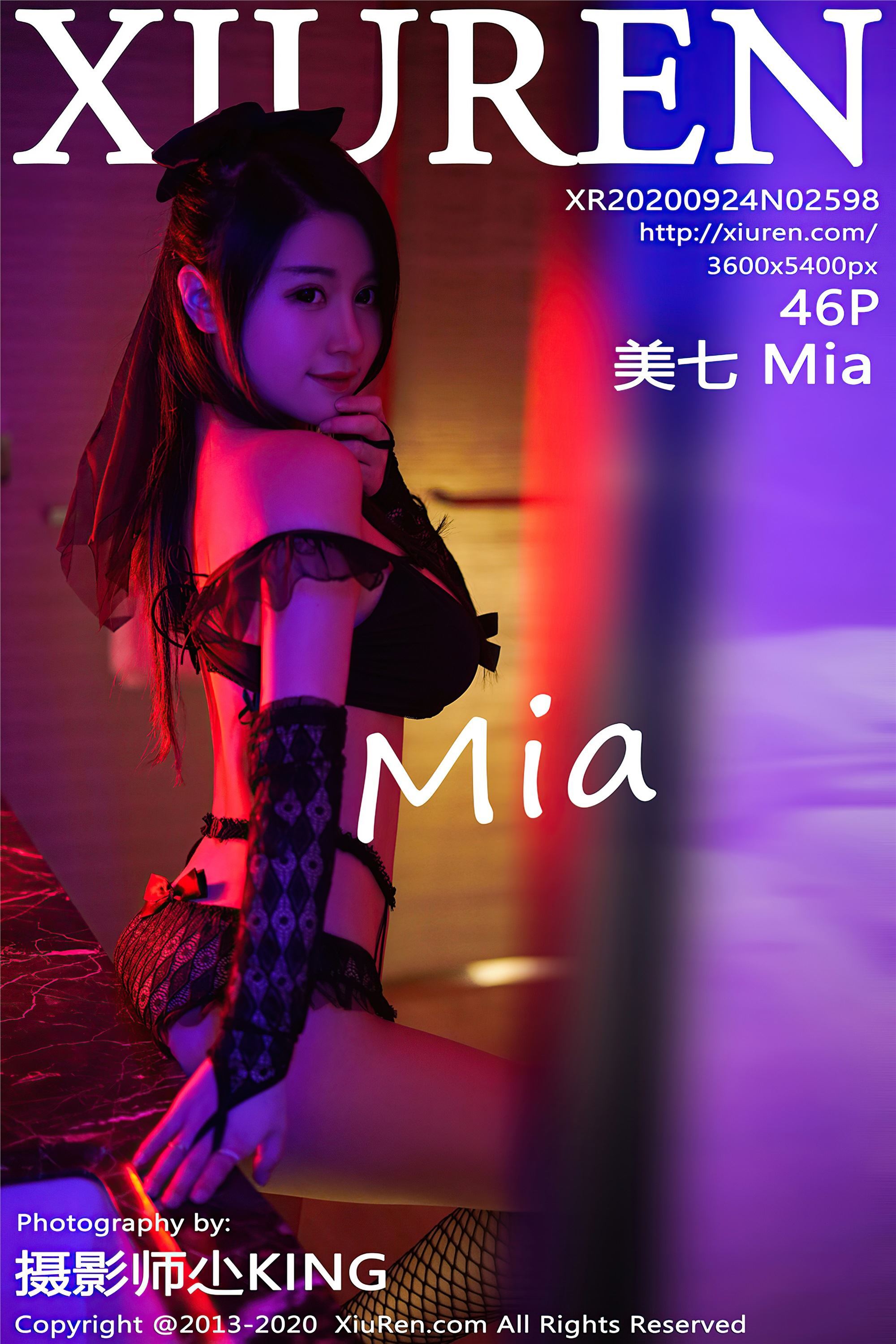 秀人网美媛馆 2020-09-24 Vol.2598 美七Mia